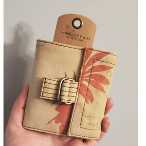 American Eagle Outfitters Foldable Floral Cloth Wallet